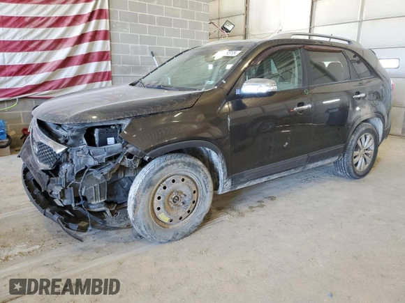 2011 Kia Sorento EX with VIN 5XYKU4A2XBG131972, listed as a Copart auction lot 48138315 with 258,248 mi miles and Salvage Title. Bid and sale history available at carsss.com. Image 1.