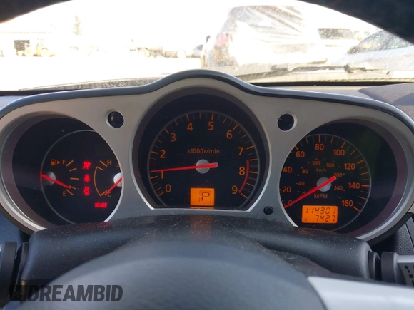 2008 Nissan 350Z with VIN JN1BZ34D98M701978, listed as a IAAI auction lot 41705506 with 114,301 mi miles. Bid and sale history available at carsss.com. Image 7.
