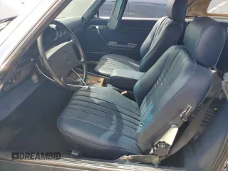 1989 Mercedes-Benz 560 SL with VIN WDBBA48D6KA097334, listed as a Copart auction lot 76158734 with 108,960 mi miles and Salvage Title. Bid and sale history available at carsss.com. Image 7.