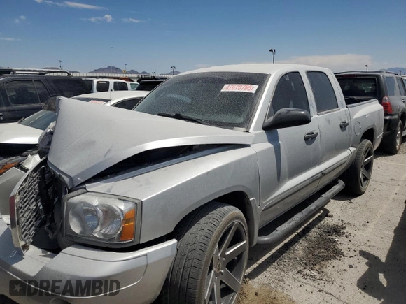 2005 Dodge Dakota SLT with VIN 1D7HE48N15S237318, listed as a Copart auction lot 47670785 with Not Provided miles and Non Repairable. Bid and sale history available at DreamBid. Image 1.
