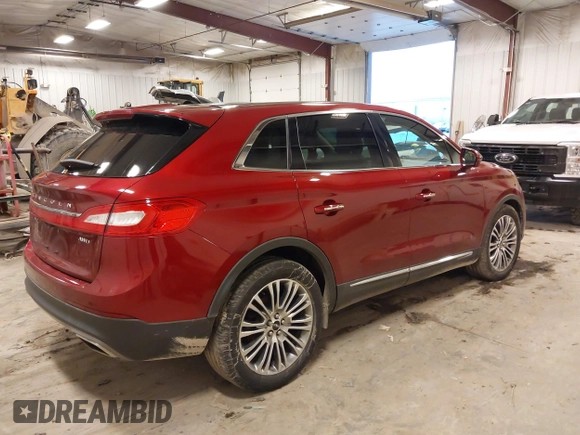 2016 Lincoln MKX Reserve z VIN 2LMTJ8LR5GBL76270, wystawiony jako IAAI lot #41489666 z przebiegiem 113 465 mil mil oraz . Historia ofert i sprzedaży dostępna na DreamBid. Obrazek 4.