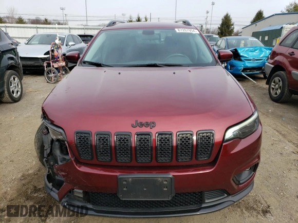 2020 Jeep Cherokee Latitude Plus z VIN 1C4PJMLX4LD593810, wystawiony jako Copart lot #87207954 z przebiegiem 58 928 mil mil oraz Szkoda całkowita • Salvage title. Historia ofert i sprzedaży dostępna na DreamBid. Obrazek 5.