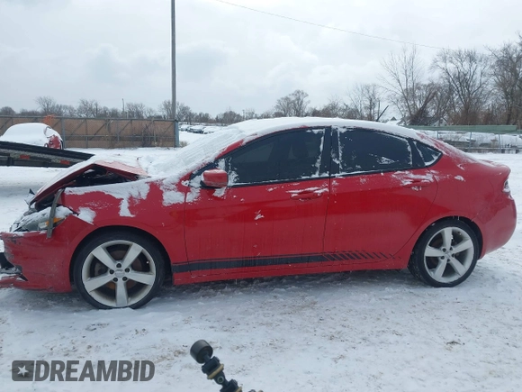 2015 Dodge Dart GT with VIN 1C3CDFEB4FD165702, listed as a IAAI auction lot 41612804 with 137,872 mi miles. Bid and sale history available at carsss.com. Image 14.