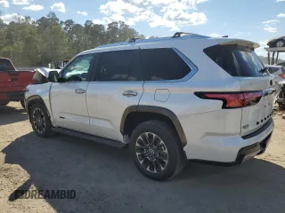 2024 Toyota Sequoia SR5 with VIN 7SVAAABA4RX041139, listed as a Copart auction lot 73237084 with 4,742 mi miles and Salvage Title. Bid and sale history available at carsss.com. Image 2.