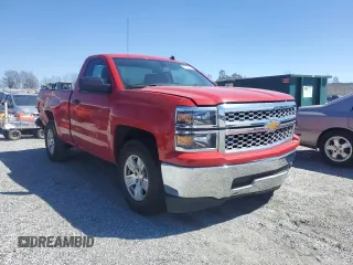 2014 Chevrolet Silverado 1500 with VIN 1GCNCREHXEZ145789, listed as a Copart auction lot 49135155 with 57,274 mi miles and Salvage Title. Bid and sale history available at DreamBid. Image 4.