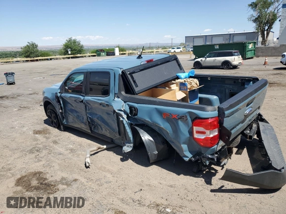 2023 Ford Maverick XL with VIN 3FTTW8F93PRA99276, listed as a Copart auction lot 59494995 with 19,467 mi miles and Salvage title. Bid and sale history available at DreamBid. Image 2.