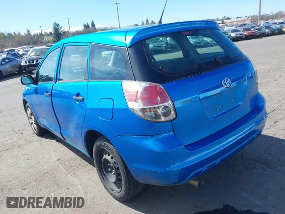 2008 Toyota Matrix STD with VIN 2T1KR32E08C693338, listed as a IAAI auction lot 41894527 with 70,564 mi miles and . Bid and sale history available at DreamBid. Image 3.