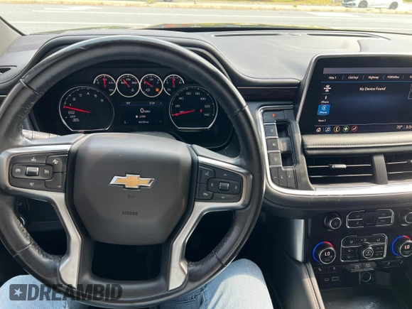 2021 Chevrolet Tahoe LT with VIN 1GNSCNKD1MR145117, listed as a Copart auction lot 60938695 with 34,709 mi miles and Clean title. Bid and sale history available at DreamBid. Image 7.