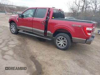 2022 Ford F-150 XL with VIN 1FTFW1E87NFC15893, listed as a IAAI auction lot 41673391 with 26,979 mi miles. Bid and sale history available at carsss.com. Image 3.