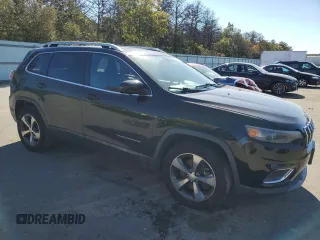 2019 Jeep Cherokee Limited with VIN 1C4PJMDX8KD156440, listed as a Copart auction lot 75492574 with 95,340 mi miles and Clean Title. Bid and sale history available at carsss.com. Image 4.