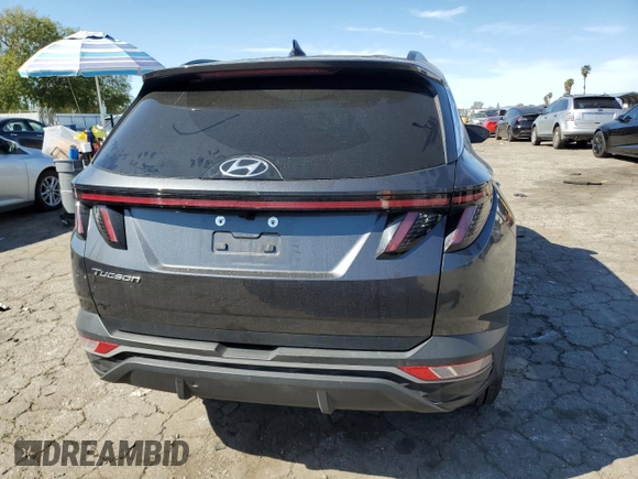 2023 Hyundai Tucson SEL with VIN 5NMJB3AE4PH233335, listed as a Copart auction lot 46365925 with 50,023 mi miles and Salvage Title. Bid and sale history available at carsss.com. Image 6.