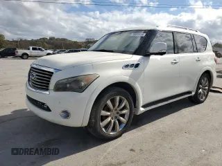 2012 Infiniti QX56 8-passenger with VIN JN8AZ2NDXC9716412, listed as a Copart auction lot 78331614 with 198,909 mi miles and Clean Title. Bid and sale history available at carsss.com. Image 1.