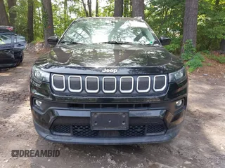 2022 Jeep Compass Latitude with VIN 3C4NJCBB5NT140011, listed as a IAAI auction lot 42487785 with 52,374 mi miles and . Bid and sale history available at DreamBid. Image 12.