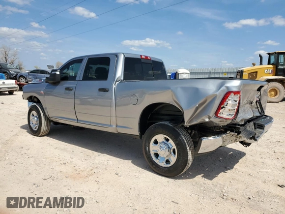2024 Ram 2500 Tradesman with VIN 3C6UR5CL4RG393141, listed as a Copart auction lot 51021265 with 52 mi miles and Salvage title. Bid and sale history available at DreamBid. Image 2.