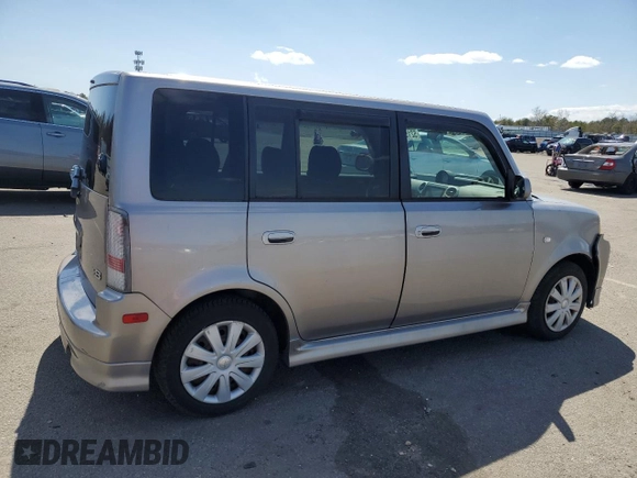 2005 Scion xB with VIN JTLKT324850179787, listed as a Copart auction lot 52159475 with 107,629 mi miles and Salvage Title. Bid and sale history available at carsss.com. Image 3.