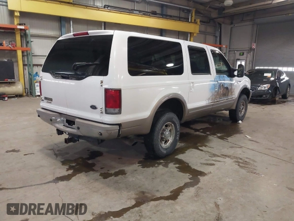 2000 Ford Excursion Limited с VIN 1FMSU43F8YED45694, выставлен на аукционе IAAI как лот 41547949 с пробегом 234 845 миль миль и . История ставок и продаж доступна на DreamBid. Изображение 4.
