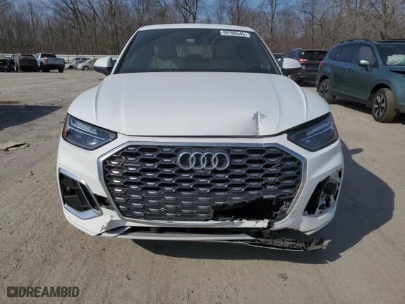 2021 Audi Q5 Sportback Premium Plus with VIN WA15AAFY7M2114037, listed as a Copart auction lot 49108545 with 55,997 mi miles and Salvage Title. Bid and sale history available at carsss.com. Image 5.