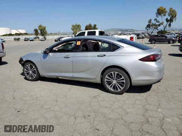 2018 Buick Regal Essence with VIN W04GP6SX9J1144630, listed as a Copart auction lot 53074585 with 96,077 mi miles and Salvage title. Bid and sale history available at DreamBid. Image 2.