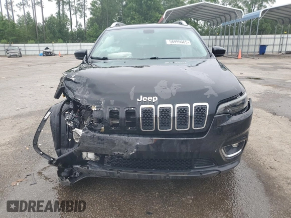 2019 Jeep Cherokee Limited with VIN 1C4PJLDX2KD308318, listed as a Copart auction lot 58499565 with 50,442 mi miles and Salvage title. Bid and sale history available at DreamBid. Image 5.