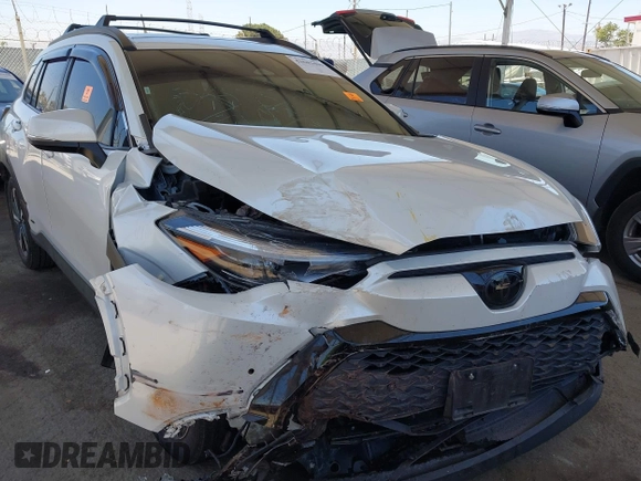 2023 Toyota Corolla Cross Hybrid S with VIN 7MUFBABG1PV003149, listed as a IAAI auction lot 42643400 with 109,657 mi miles and . Bid and sale history available at DreamBid. Image 6.