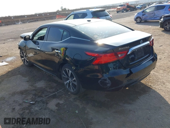 2016 Nissan Maxima 3.5 SV with VIN 1N4AA6APXGC404129, listed as a IAAI auction lot 41511017 with 143,428 mi miles. Bid and sale history available at carsss.com. Image 3.