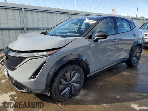 2024 Nissan ARIYA Engage with VIN JN1CF0BB7RM743421, listed as a Copart auction lot 50048235 with 2,534 mi miles and Salvage Title. Bid and sale history available at DreamBid. Image 1.
