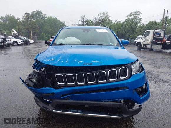 2021 Jeep Compass Limited with VIN 3C4NJDCB1MT553336, listed as a IAAI auction lot 42274150 with 85,325 mi miles and . Bid and sale history available at DreamBid. Image 12.