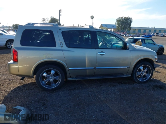 2005 Infiniti QX56 with VIN 5N3AA08C65N805580, listed as a IAAI auction lot 42009147 with 124,937 mi miles and . Bid and sale history available at DreamBid. Image 14.