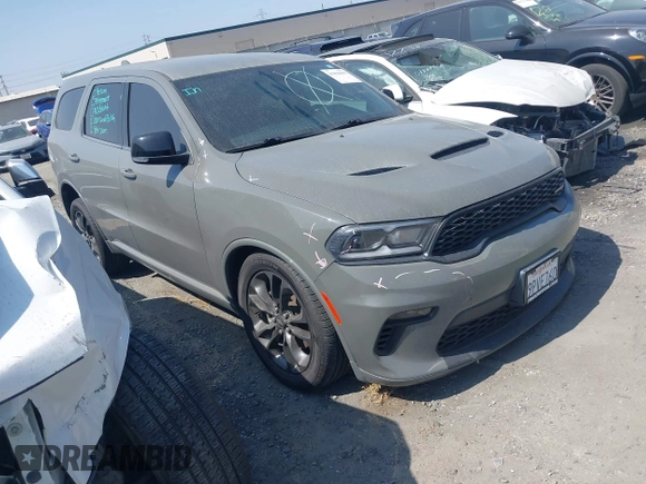 2021 Dodge Durango GT z VIN 1C4RDHDG8MC554523, wystawiony jako IAAI lot #41858655 z przebiegiem 68 940 mil mil oraz . Historia ofert i sprzedaży dostępna na DreamBid. Obrazek 1.
