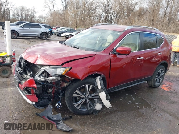 2019 Nissan Rogue SL with VIN 5N1AT2MV9KC759403, listed as a IAAI auction lot 41079745 with 57,419 mi miles. Bid and sale history available at carsss.com. Image 17.