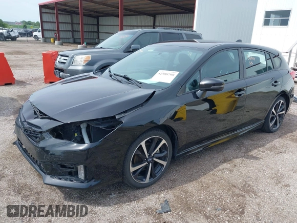 2021 Subaru Impreza Special Sports with VIN 4S3GTAJ61M1707171, listed as a IAAI auction lot 42508798 with 55,932 mi miles and . Bid and sale history available at DreamBid. Image 2.