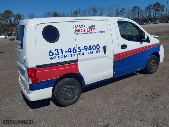 2020 Nissan NV200 Compact Cargo S with VIN 3N6CM0KN4LK692543, listed as a IAAI auction lot 41777778 with 71,402 mi miles. Bid and sale history available at carsss.com. Image 4.