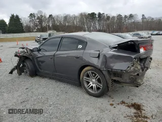 2013 Dodge Charger RT with VIN 2C3CDXCT8DH635148, listed as a Copart auction lot 43711455 with 179,701 mi miles and Salvage Title. Bid and sale history available at carsss.com. Image 2.