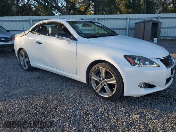 2013 Lexus IS 250 C with VIN JTHFF2C26D2527499, listed as a Copart auction lot 81529634 with 70,695 mi miles and Salvage title. Bid and sale history available at DreamBid. Image 4.