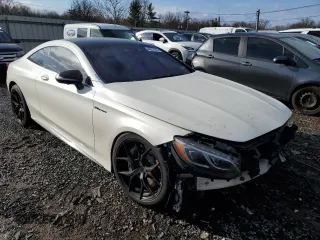 2016 Mercedes-Benz S 63 AMG with VIN WDDXJ7JB7GA014203, listed as a Copart auction lot 44215245 with Not Provided miles and Salvage Title. Bid and sale history available at DreamBid. Image 4.