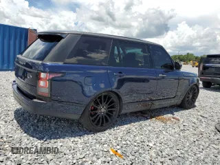 2014 Land Rover Range Rover Supercharged with VIN SALGS3TF4EA185528, listed as a Copart auction lot 61385675 with 83,334 mi miles and Salvage title. Bid and sale history available at DreamBid. Image 3.