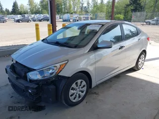 2016 Hyundai Accent SE with VIN KMHCT4AE6GU054438, listed as a IAAI auction lot 42110240 with 91,667 mi miles. Bid and sale history available at carsss.com. Image 2.