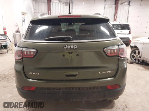 2020 Jeep Compass Limited with VIN 3C4NJDCB0LT127121, listed as a IAAI auction lot 41891605 with 110,373 mi miles. Bid and sale history available at carsss.com. Image 16.