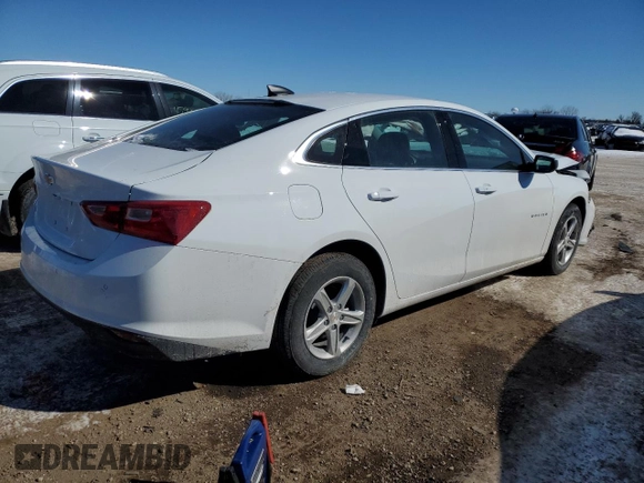 2024 Chevrolet Malibu LS with VIN 1G1ZB5ST2RF249604, listed as a Copart auction lot 46076665 with 454 mi miles and Salvage Title. Bid and sale history available at DreamBid. Image 3.