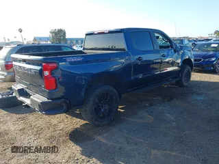 2023 Chevrolet Silverado 1500 LT Trail Boss with VIN 3GCUDFE8XPG152588, listed as a IAAI auction lot 41824795 with 21,903 mi miles and . Bid and sale history available at DreamBid. Image 4.