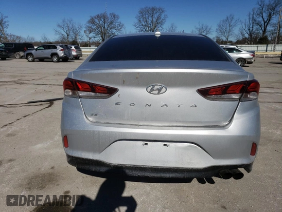 2019 Hyundai Sonata SE with VIN 5NPE24AF4KH792914, listed as a Copart auction lot 47111395 with 110,615 mi miles and Salvage Title. Bid and sale history available at DreamBid. Image 6.
