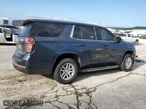 2021 Chevrolet Tahoe LT with VIN 1GNSKNKD2MR243205, listed as a Copart auction lot 61461115 with 109,782 mi miles and Salvage title. Bid and sale history available at DreamBid. Image 3.