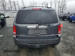 2013 Honda Pilot EX-L with VIN 5FNYF4H62DB050858, listed as a Copart auction lot 45587785 with 177,775 mi miles and Salvage Title. Bid and sale history available at carsss.com. Image 6.
