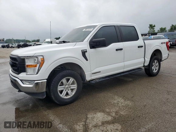 2022 Ford F-150 XL with VIN 1FTFW1ED6NFA64624, listed as a Copart auction lot 61998585 with 159,091 mi miles and Clean title. Bid and sale history available at DreamBid. Image 1.