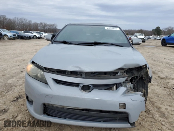 2012 Scion tC with VIN JTKJF5C77C3026437, listed as a Copart auction lot 45484865 with 215,709 mi miles and Salvage Title. Bid and sale history available at carsss.com. Image 5.