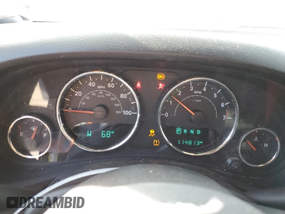 2018 Jeep Wrangler JK Unlimited Sport S with VIN 1C4BJWDG1JL896390, listed as a Copart auction lot 78167144 with 114,813 mi miles and Salvage Title. Bid and sale history available at carsss.com. Image 9.