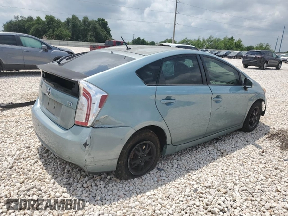 2014 Toyota Prius Four with VIN JTDKN3DUXE1808172, listed as a Copart auction lot 54933385 with Not Provided miles and Salvage Title. Bid and sale history available at DreamBid. Image 3.