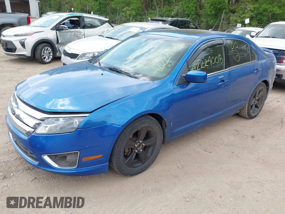 2011 Ford Fusion SEL with VIN 3FAHP0JG2BR133152, listed as a IAAI auction lot 42224008 with 226,727 mi miles. Bid and sale history available at carsss.com. Image 2.