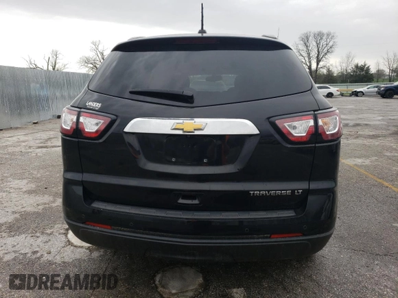 2016 Chevrolet Traverse LT with VIN 1GNKRGKD8GJ135049, listed as a Copart auction lot 51646005 with 160,664 mi miles and Salvage Title. Bid and sale history available at carsss.com. Image 6.