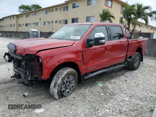 2024 Ford Super Duty F-250 SRW XL with VIN 1FT8W2BTXREC31461, listed as a Copart auction lot 50189675 with 0 mi miles and Salvage Title. Bid and sale history available at carsss.com. Image 1.